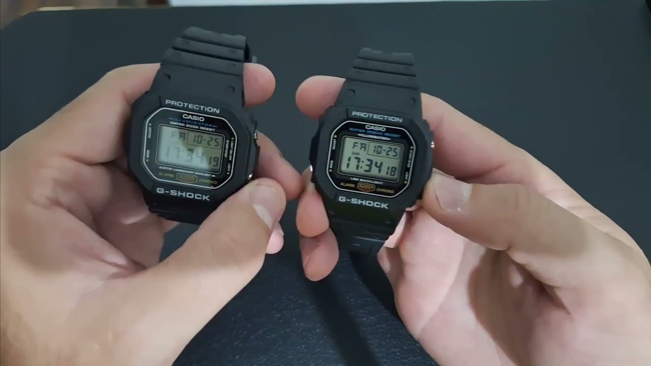 NOVO casio G-shock DW5600UE VS G-shock DW5600E tradicional