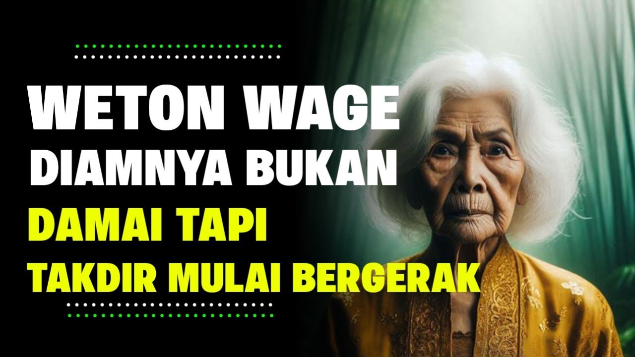 TERLALU TENANG‼️ Saat WETON WAGE Tak Bicara, ADA HAL BURUK MULAI JALAN