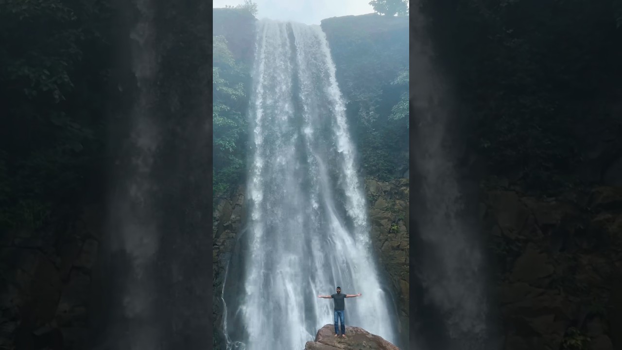 Hidden waterfall near Indore❤️😍😍😍#hiddengems #indore #indoretourism #mptourism #shortsfeed