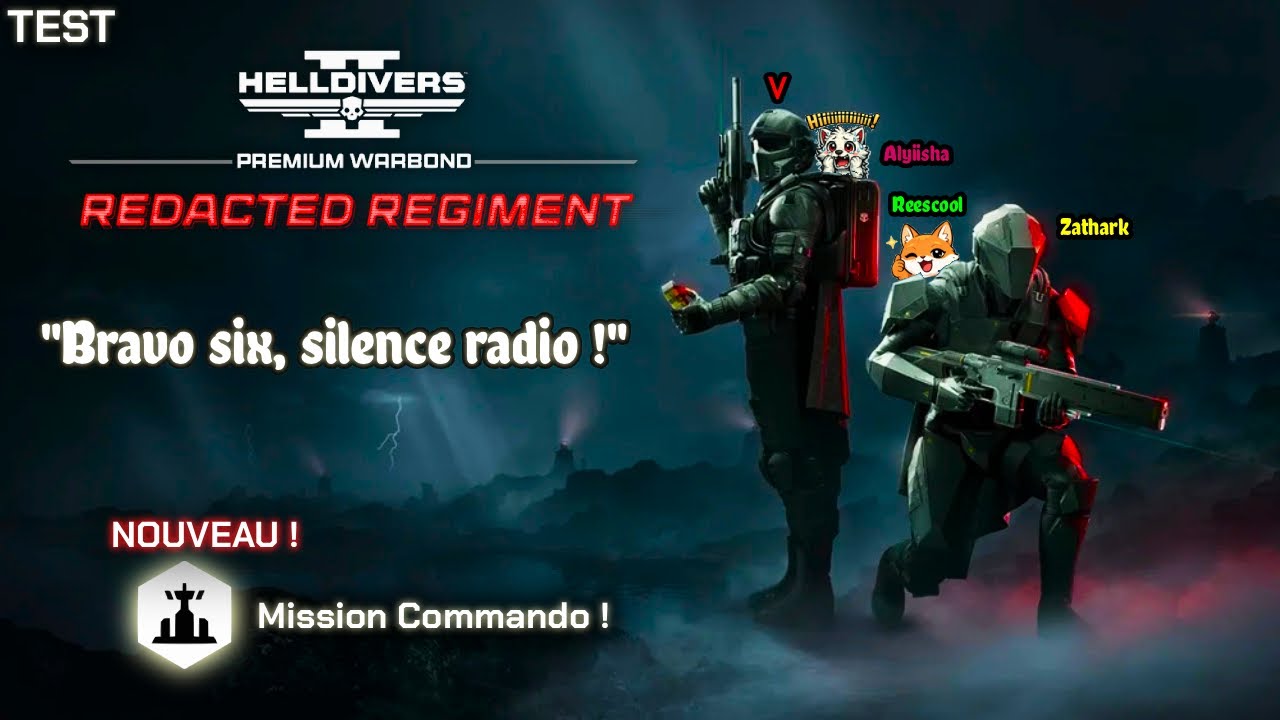 Helldivers 2 : UN WARBOND DISCRET ET STYLÉ !!! (Redacted Regiment)