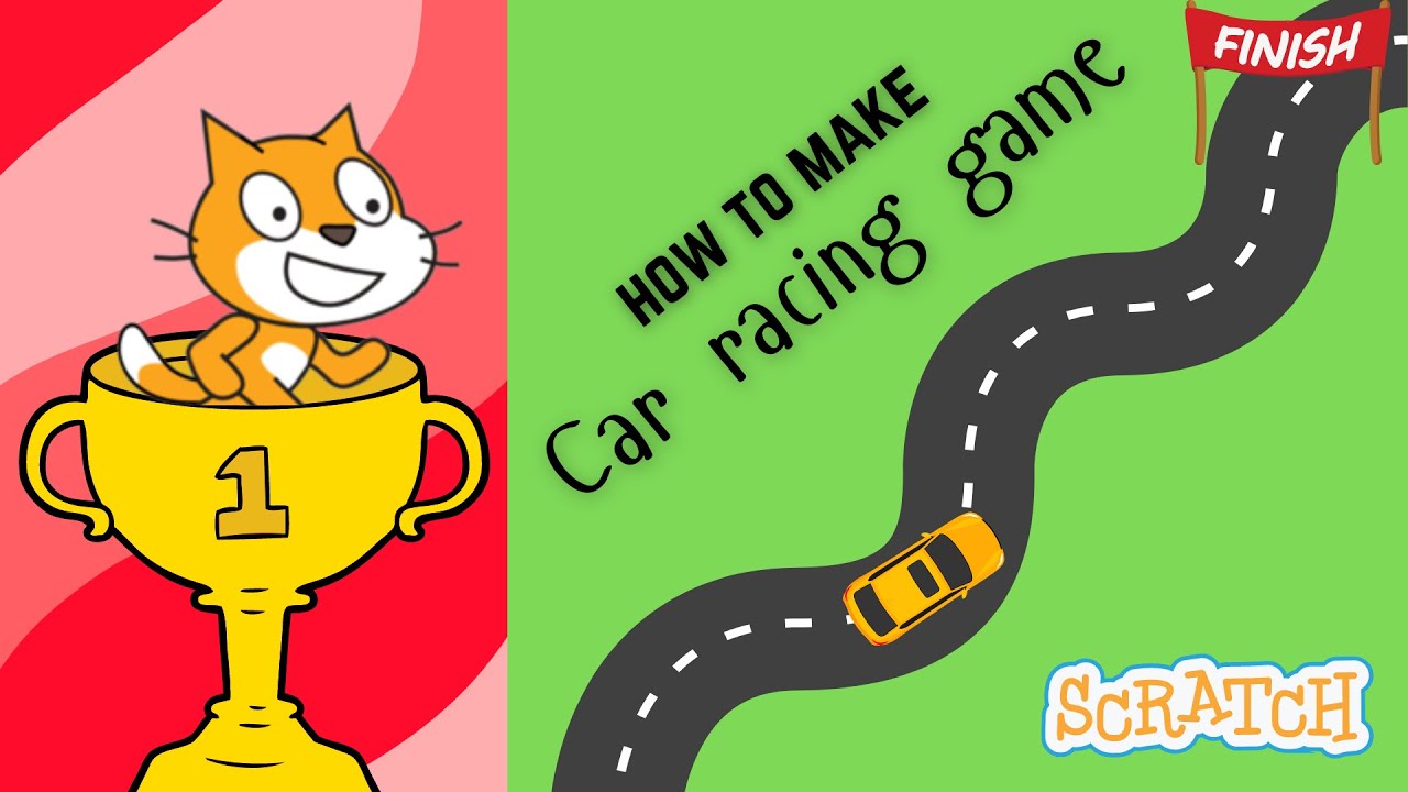 How to make a car racing game in scratch