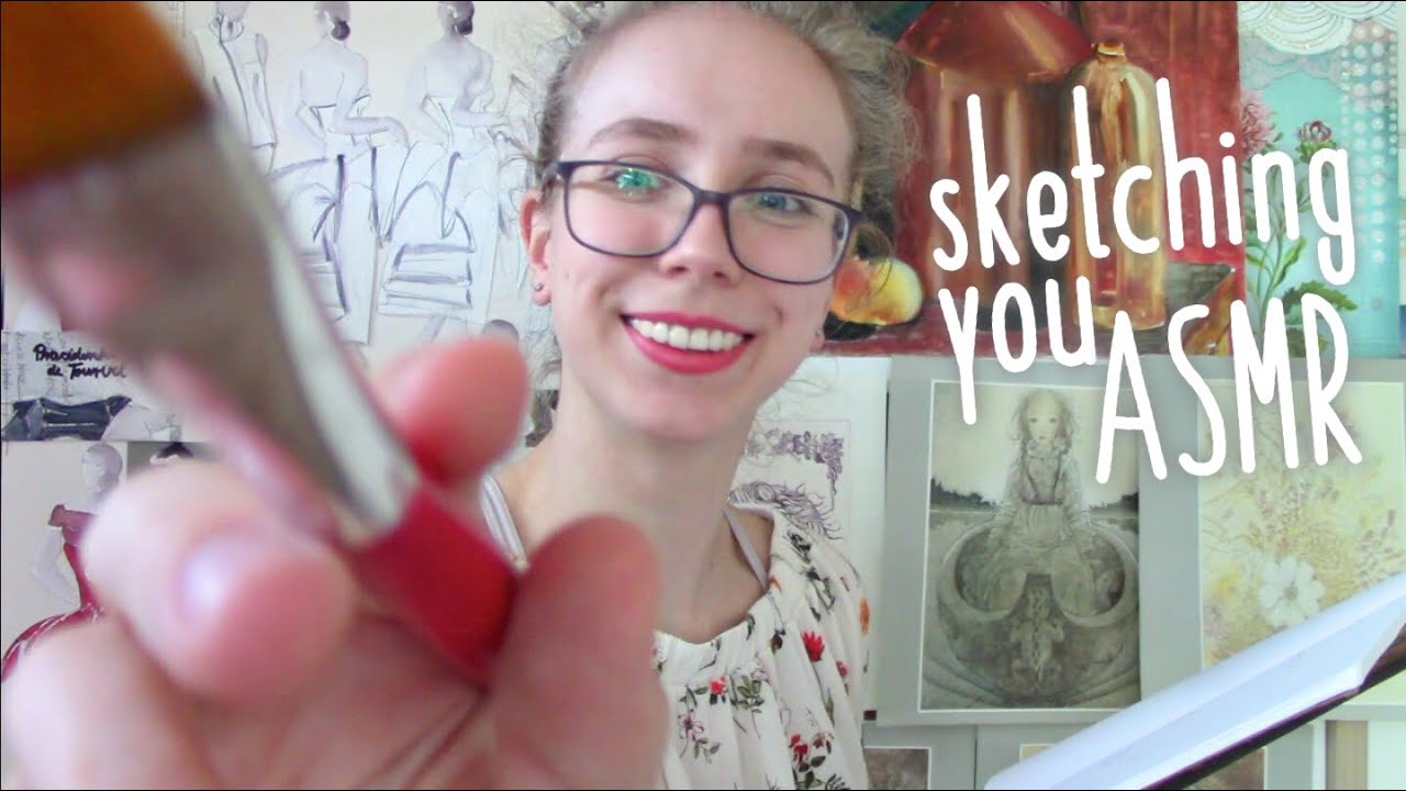 Artist sketches you || ASMR (soft spoken)