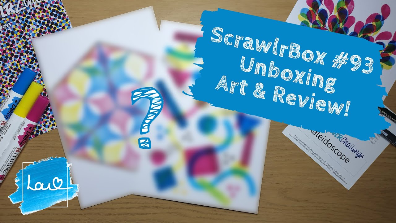 ScrawlrBox #93 May 2023 Unboxing & Art - Kaleidoscope