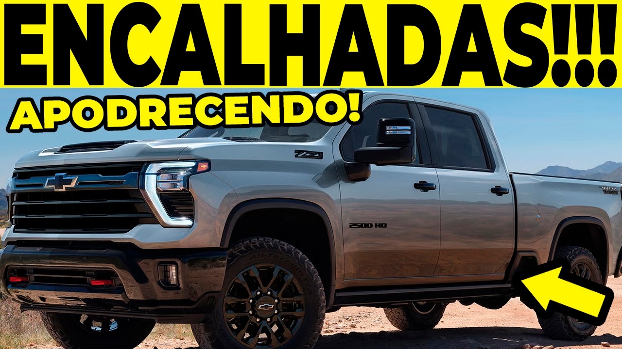 🔥🚫 6 picapes que não saem do pátio e preocupam as montadoras em 2026