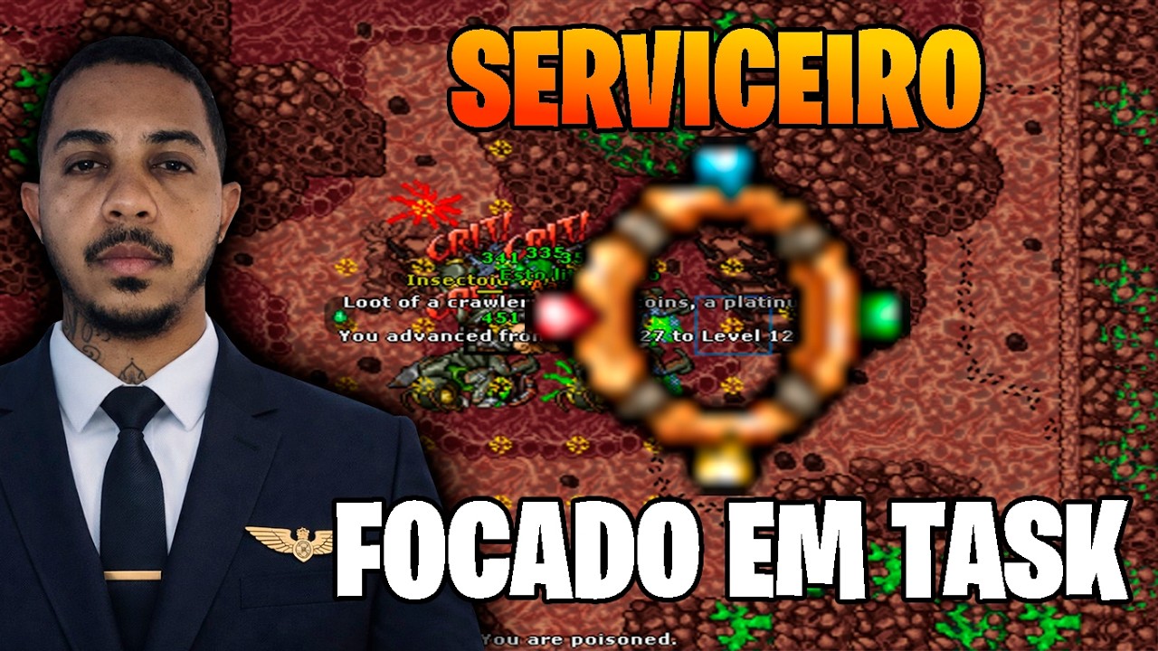 Serviceiro Focado em Task Board -  Tibia GLOBAL-  - #tibia #tibiaglobal