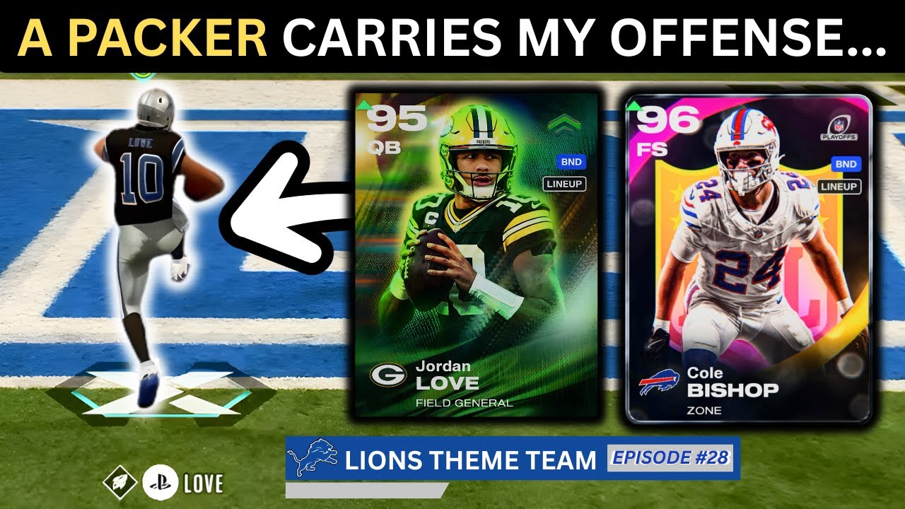 JORDAN LOVE IS THE BEST QB! - LIONS THEME TEAM (EPISODE #28)