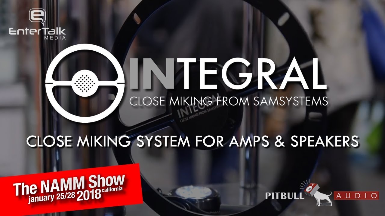NAMM 2018: INTEGRAL Close Miking Systems by SAMSystems for Guitar Amps and Speakers