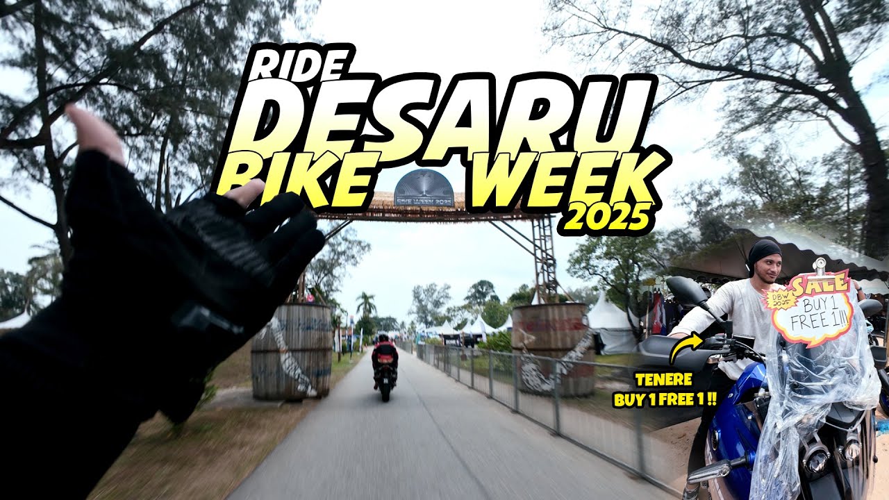 Ride Desaru Bike Week 2025 | Tenere BUY 1 FREE 1? | S1000, R6, MT07, NINJA 650, CB650F