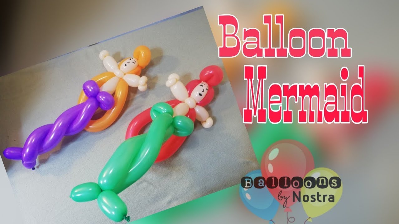 How to make Balloon Mermaid