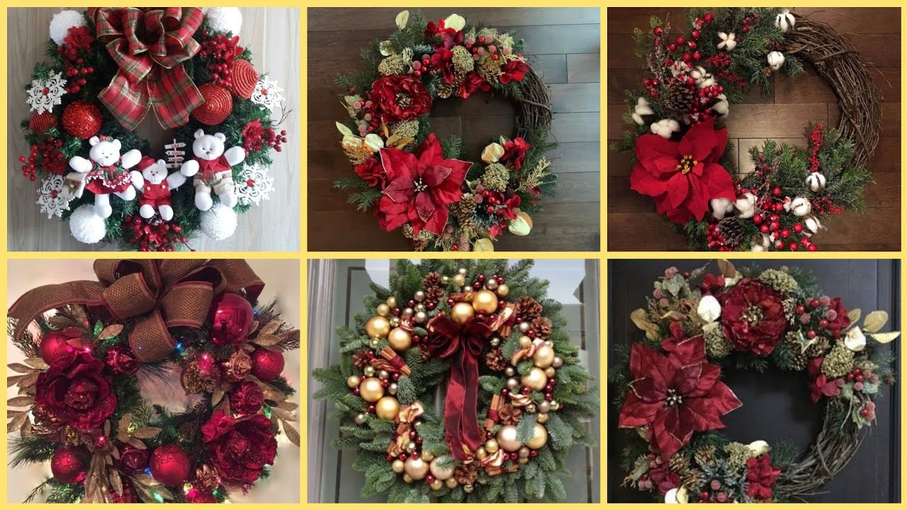 Most Popular trends 2020-21 Christmas wreath decorations and Ideas, Christmas decorations