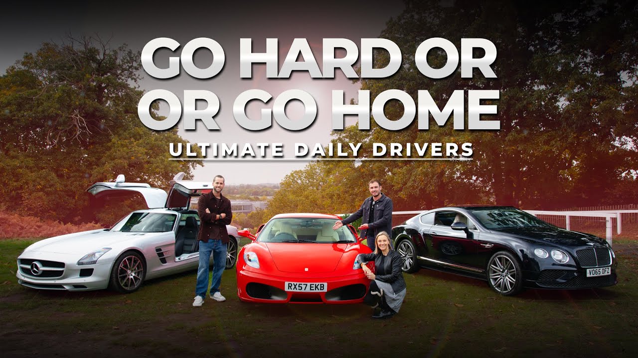 Which is the Ultimate Daily Driver? Vicki Butler-Henderson compares the SLS, F430, and Bentley GT!