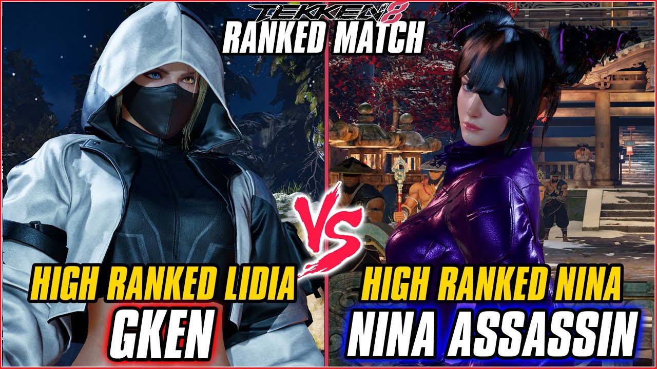 TEKKEN 8 ▰ GKEN (LIDIA) vs NINA ASSASSIN (NINA) ▰ T8 HIGH LEVEL GAMEPLAY