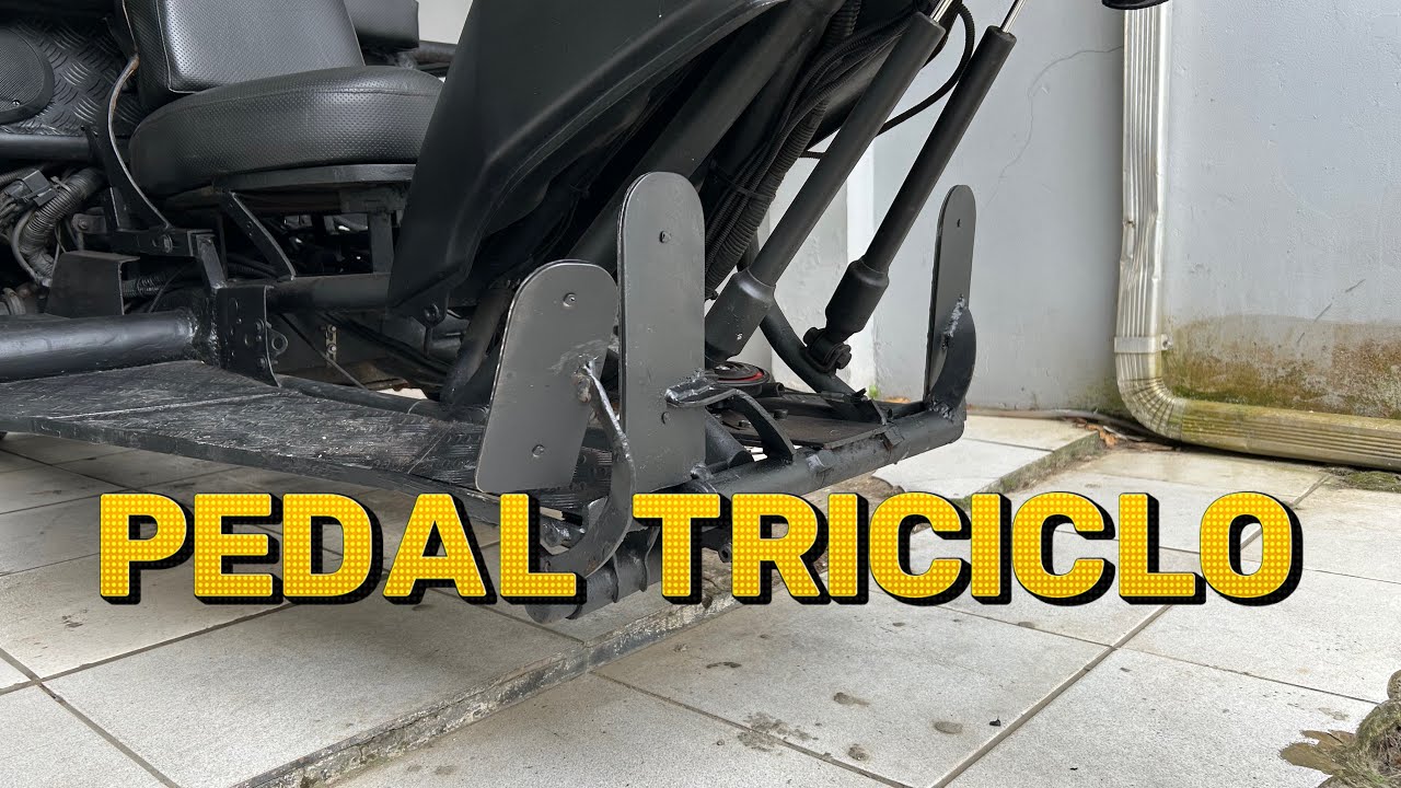 PEDAL FREIO - EMBREAGEM E ACELERADOR DO TRICICLO #trike #custom #triciclo