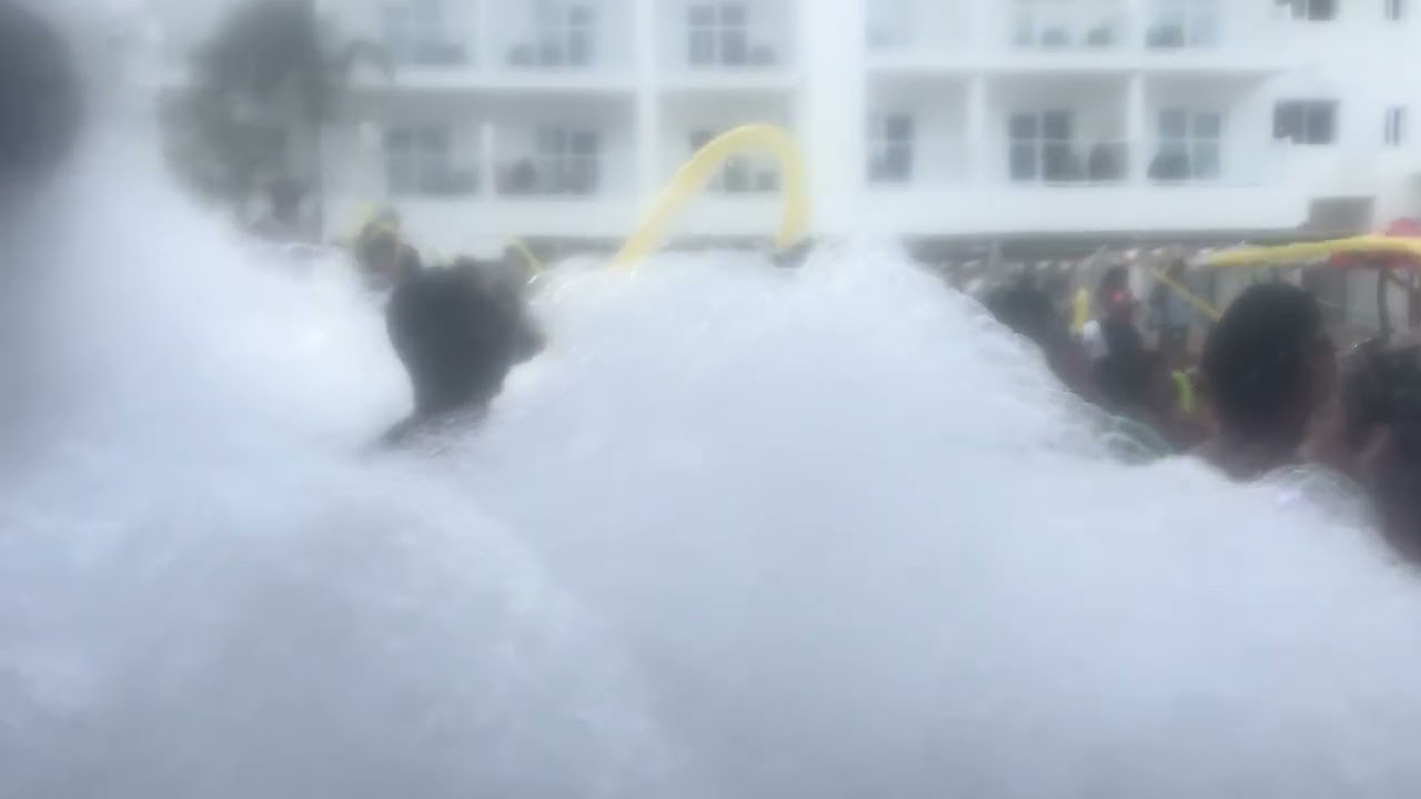 Riu Reggae, Montego Bay, Jamaica, Pool Foam Party #foryou #fypシ #montegobay #foamparty #poolparty 