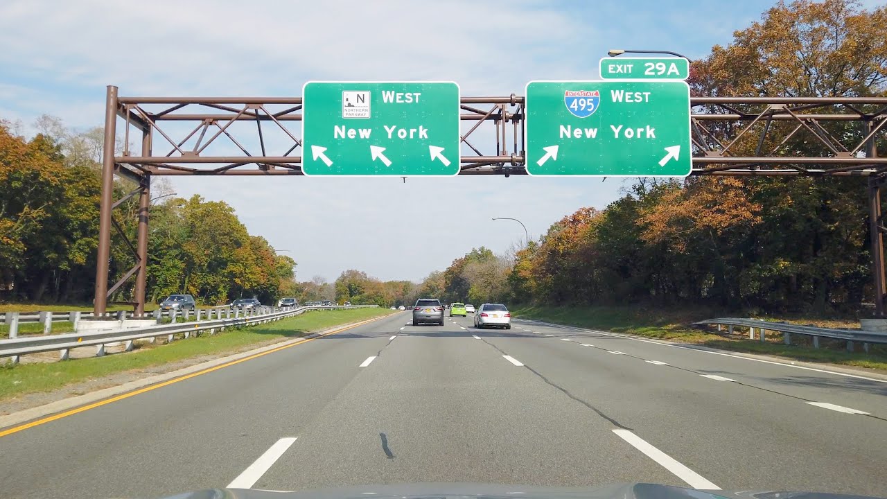 Northern State Parkway west full length | Long Island, NY | Fall 2023