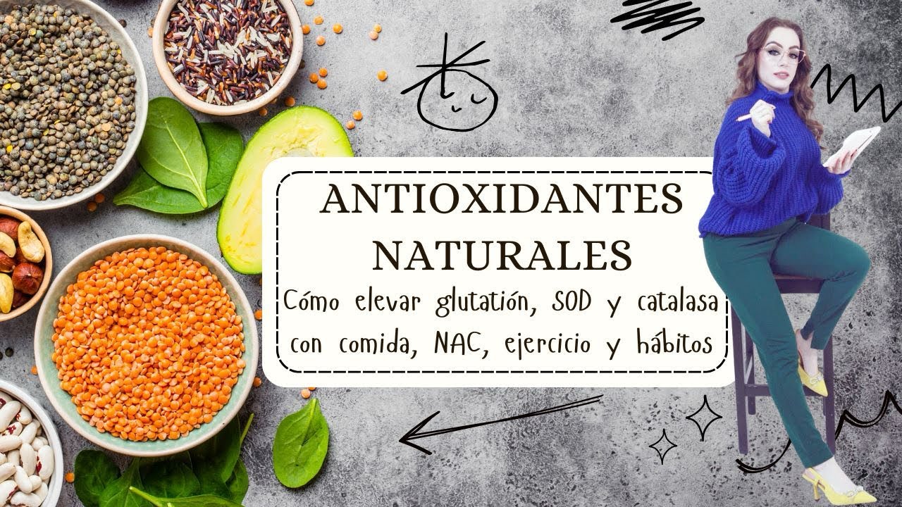 🫐🍇 #Antioxidantes naturales: #glutation #SOD #catalasa y para qué sirven 