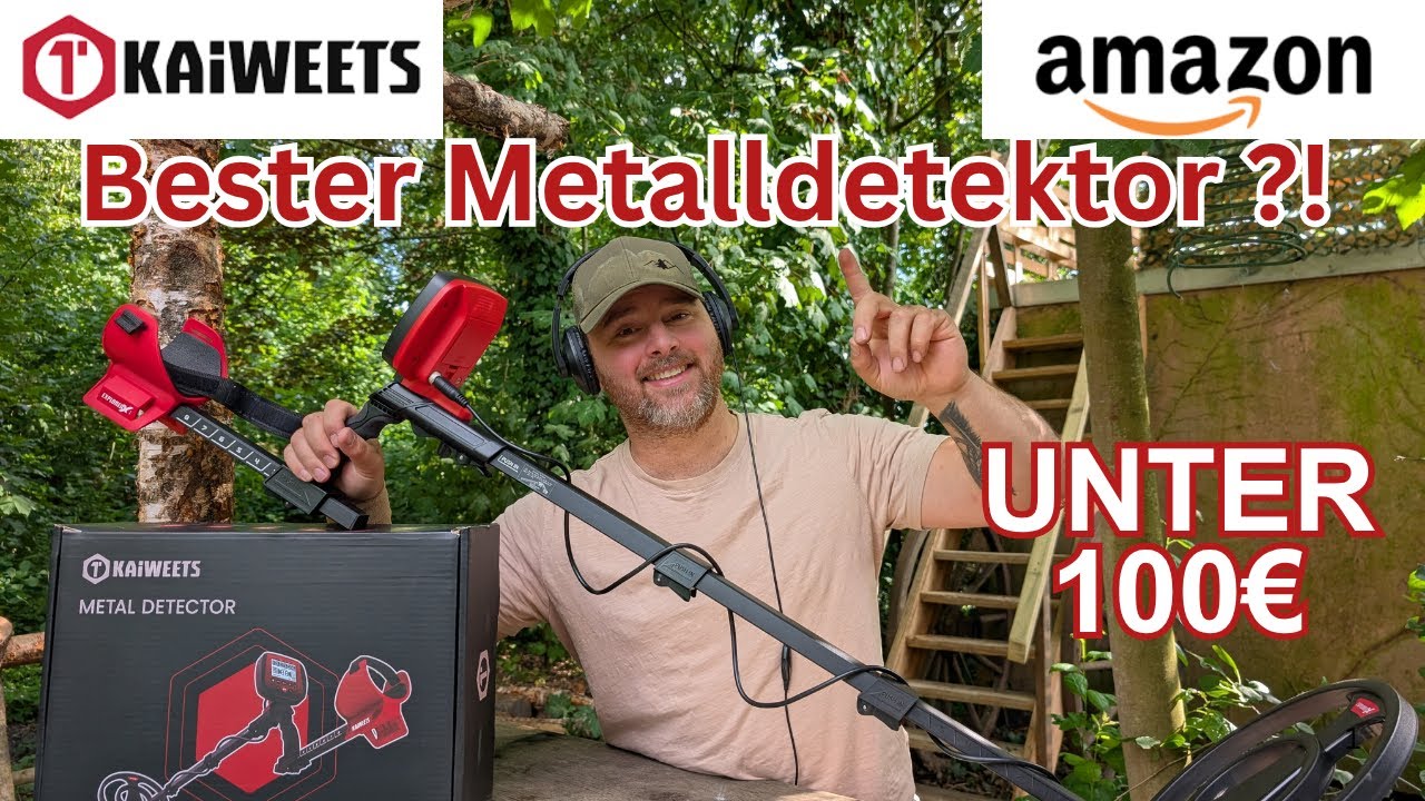 Bester Metalldetektor unter 100 &euro; auf Amazon? Ein Einstiegs-Metalldetektor f&uuml;r Anf&auml;nger!