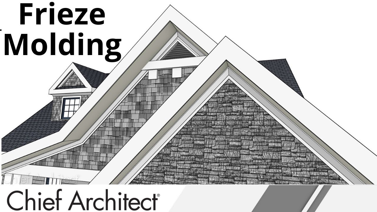 Placing and Adjusting Frieze Moldings