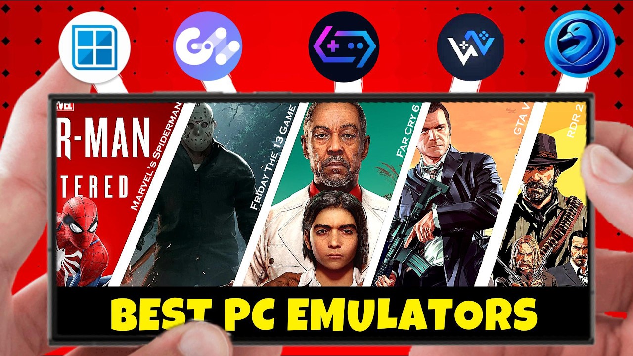 🤯 Топ-5 эмуляторов Android, позволяющих запускать AAA-игры для ПК в автономном режиме | Превратит...