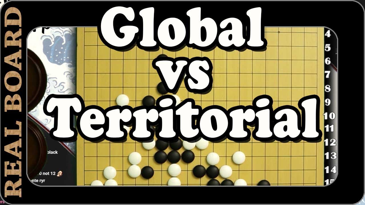 Shibano Toramaru's Global vs Territorial Play - Real Board Baduk Lecture