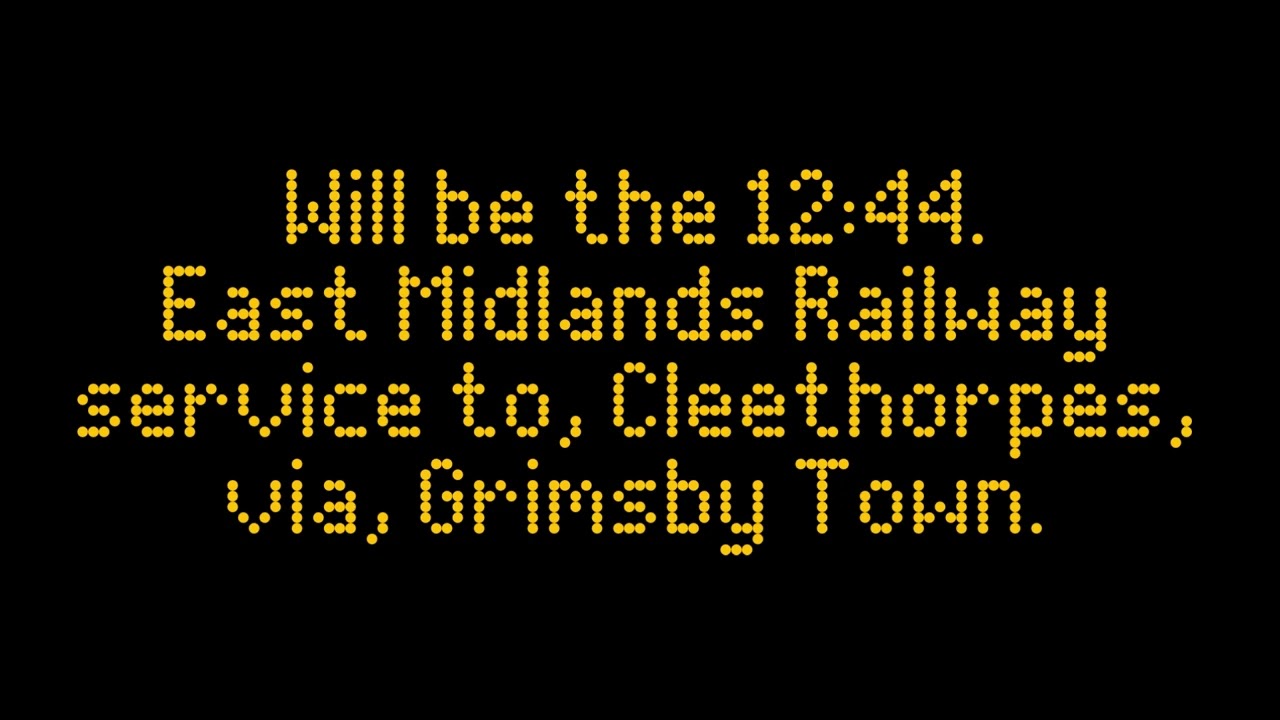 Lincoln Central Railway Station Announcements Part 15