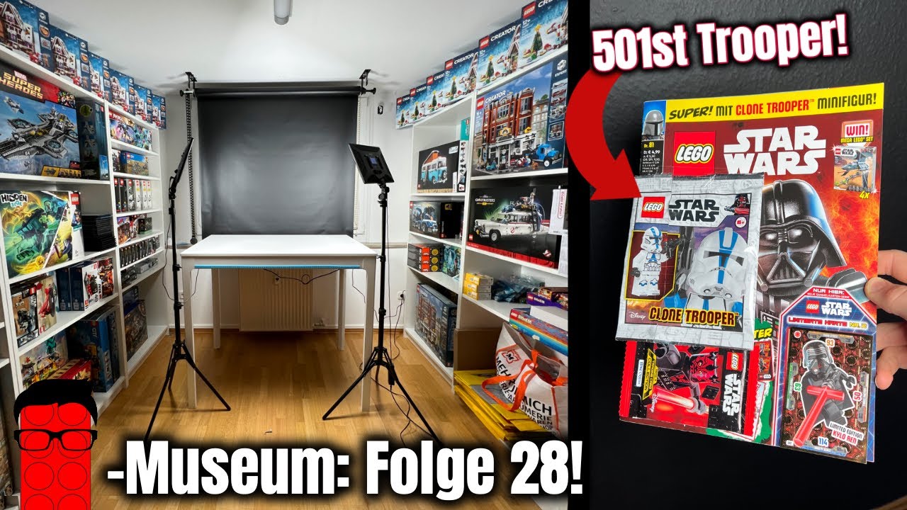 Новая студия обзоров 👀 | Раскрыто лицо Боба! | Журнал LEGO с 501-й фигуркой! | Музейный видеоблог...
