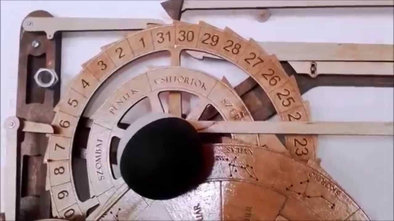 Clayton Boyer's Mechanical Perpetual Calendar