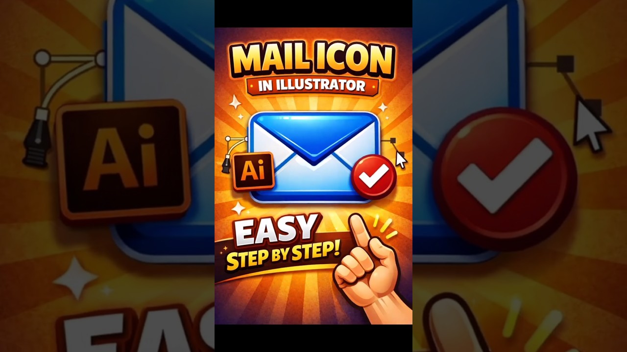 Illustrator Mail Icon Design Hack You Must Know!