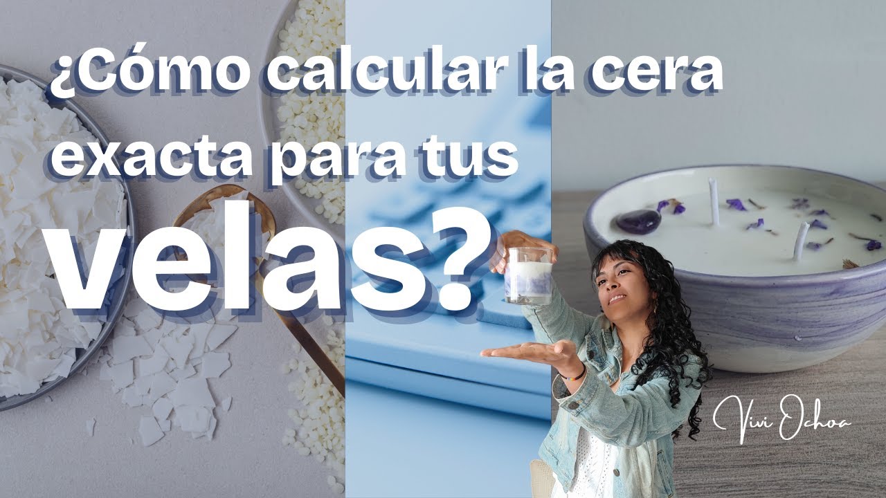 Cómo calcular la cantidad de cera exacta para tus velas sin desperdicios