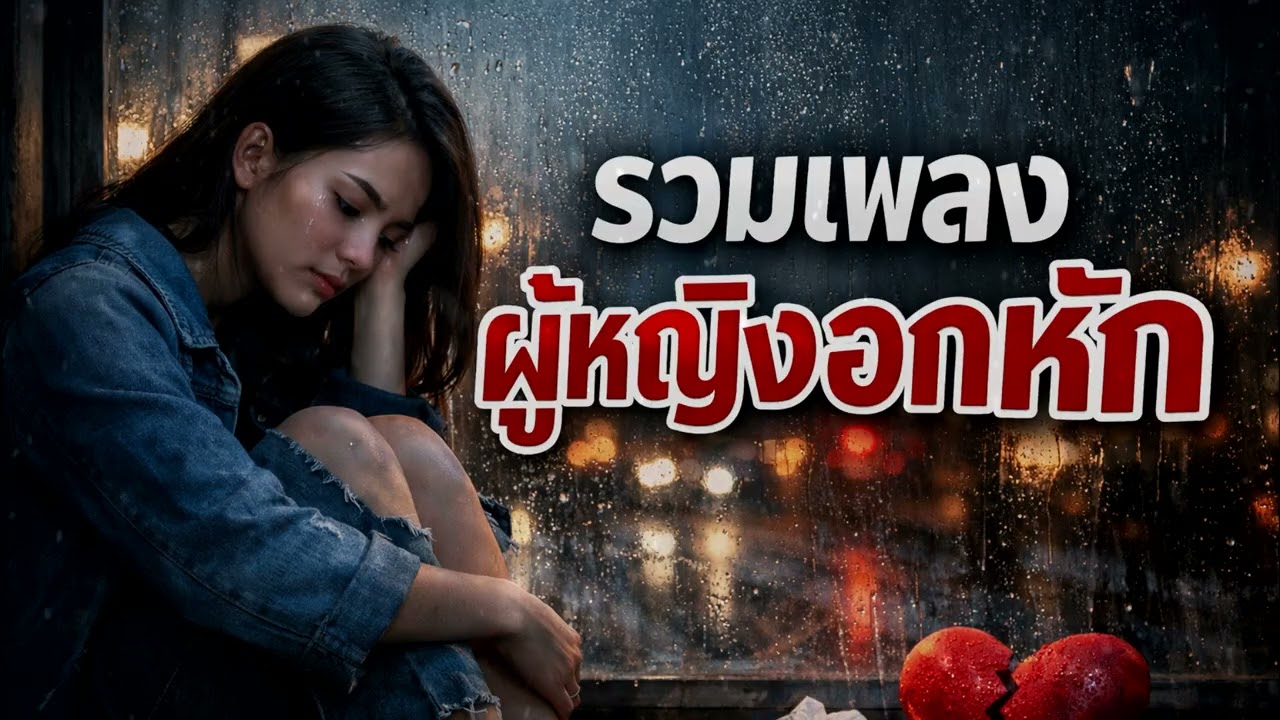รวมเพลงผู้หญิงอกหัก ฟังแบบยาวๆไม่มีสะดุด