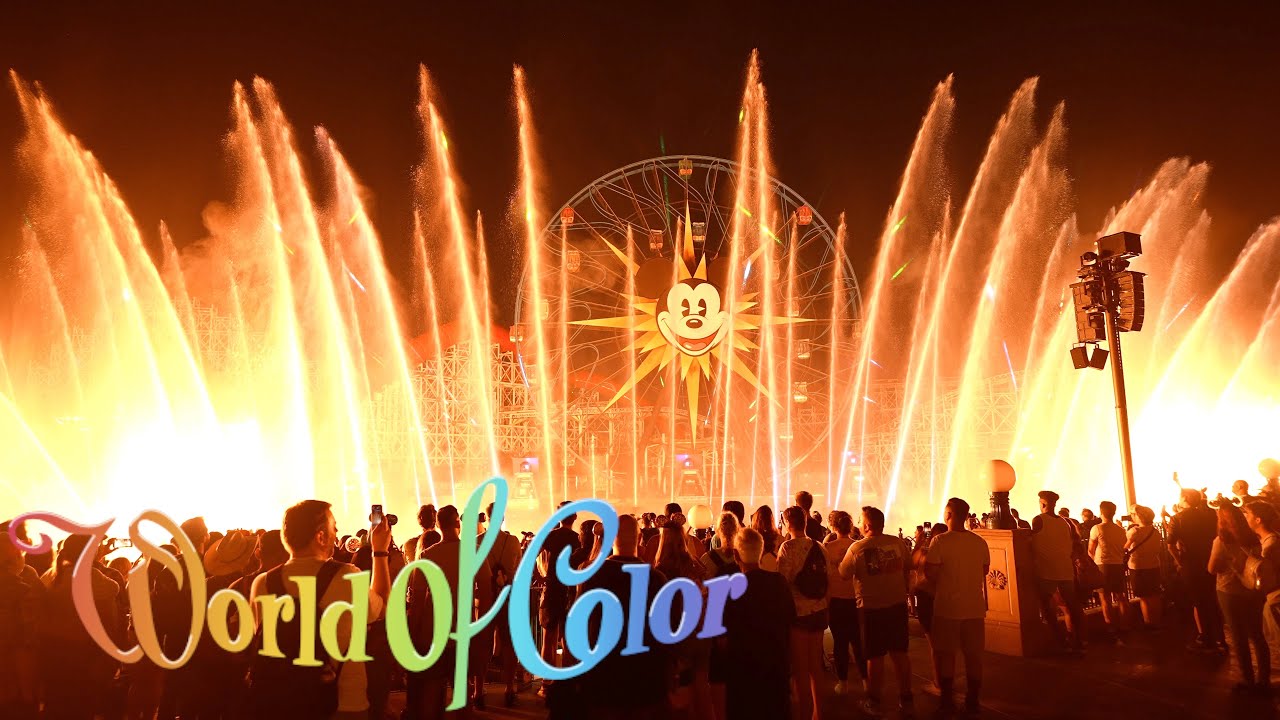 World of Color | Disney California Adventure Park | Full Show POV!