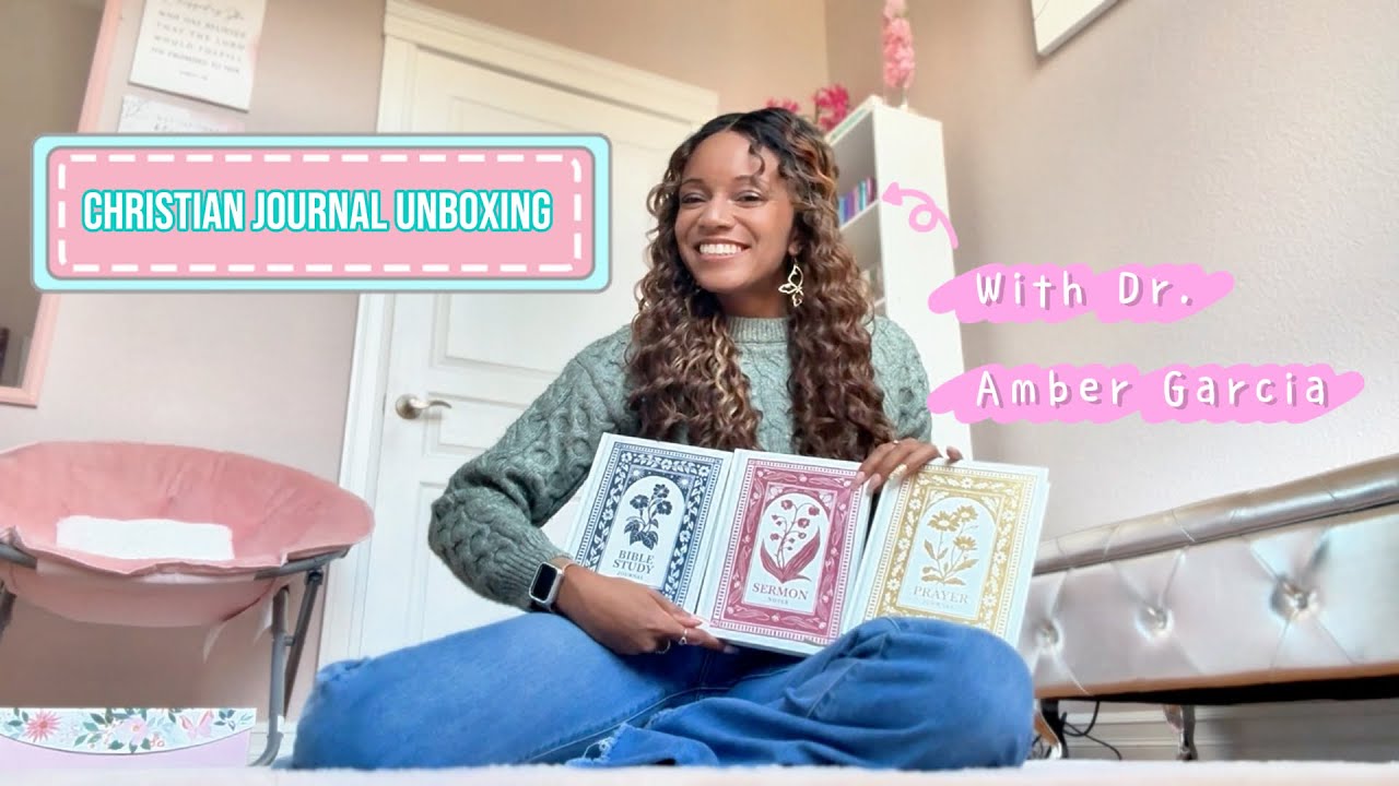 Unboxing Cute Christian Journals for Quiet Time | Sermon Notes, Bible Study, & Prayer Journal Review