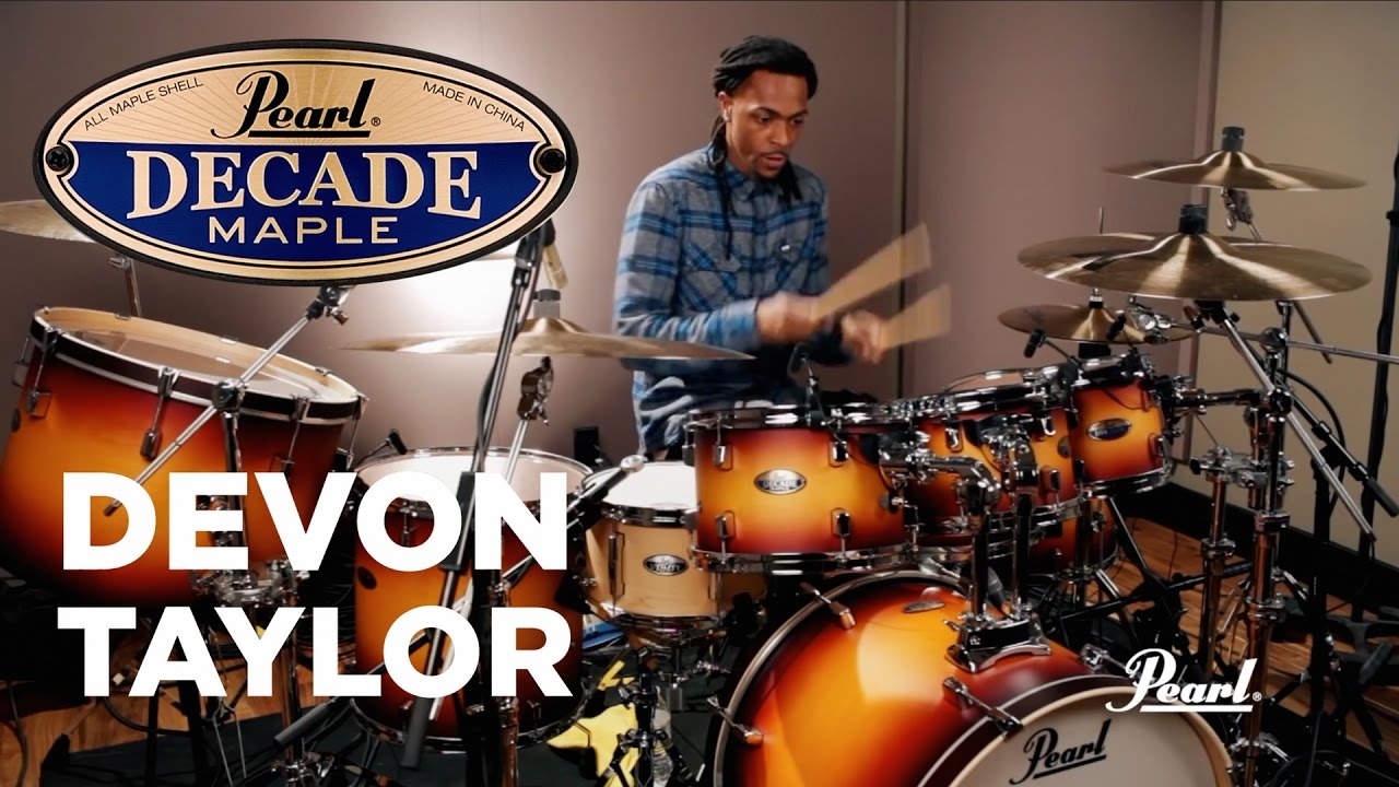 Devon Taylor et sa batterie PEARL Decade Maple (vidéo de la boite noire)