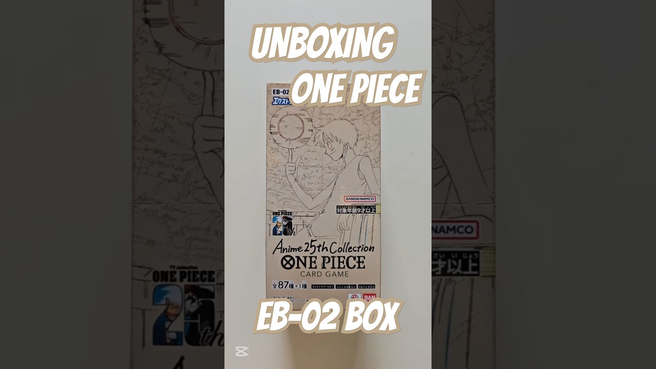 Unboxing One Piece EB-02 Full Box for the FIRST TIME! #onepiece #onepiecetcg #unboxing