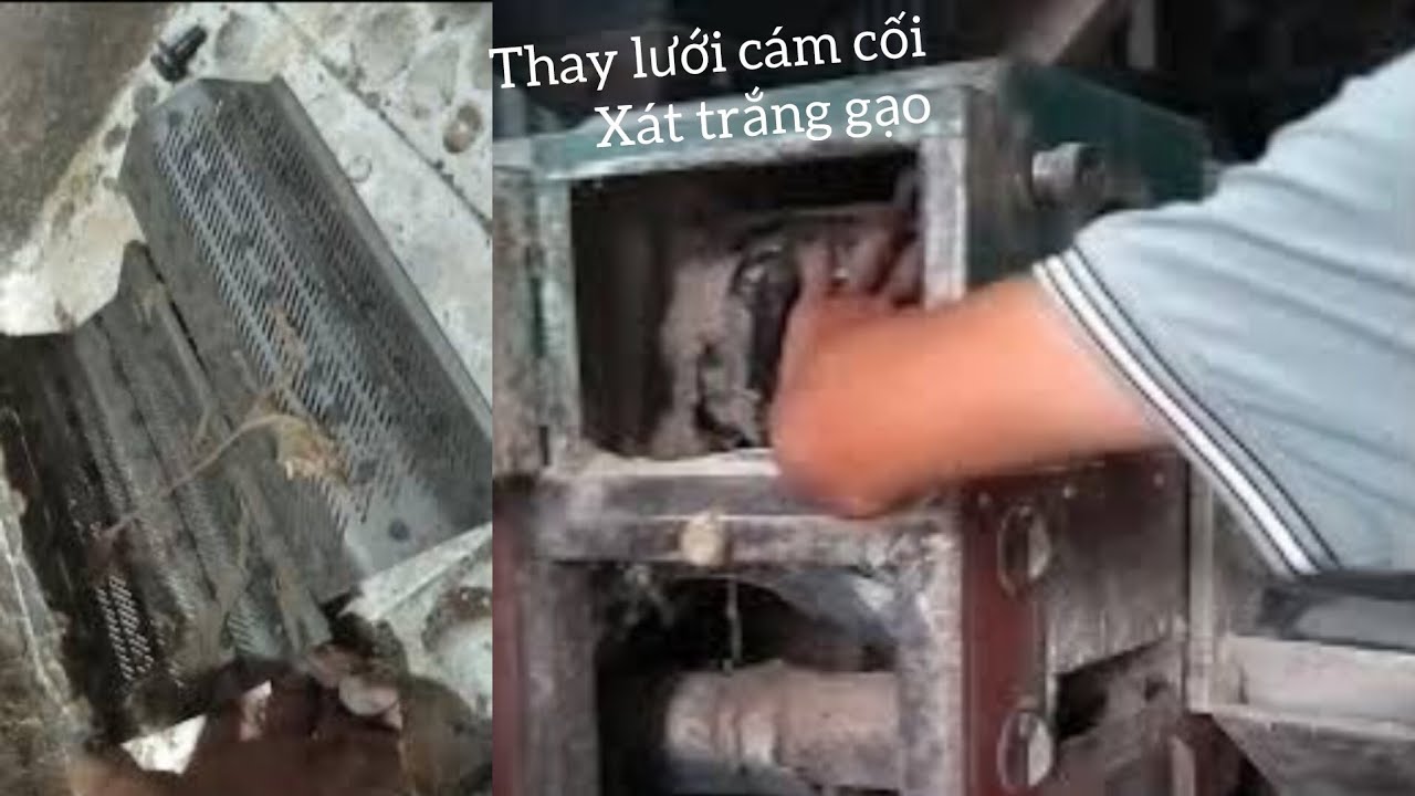 Cối Xát gạo 850, thay lưới cám , dễ dàng..!