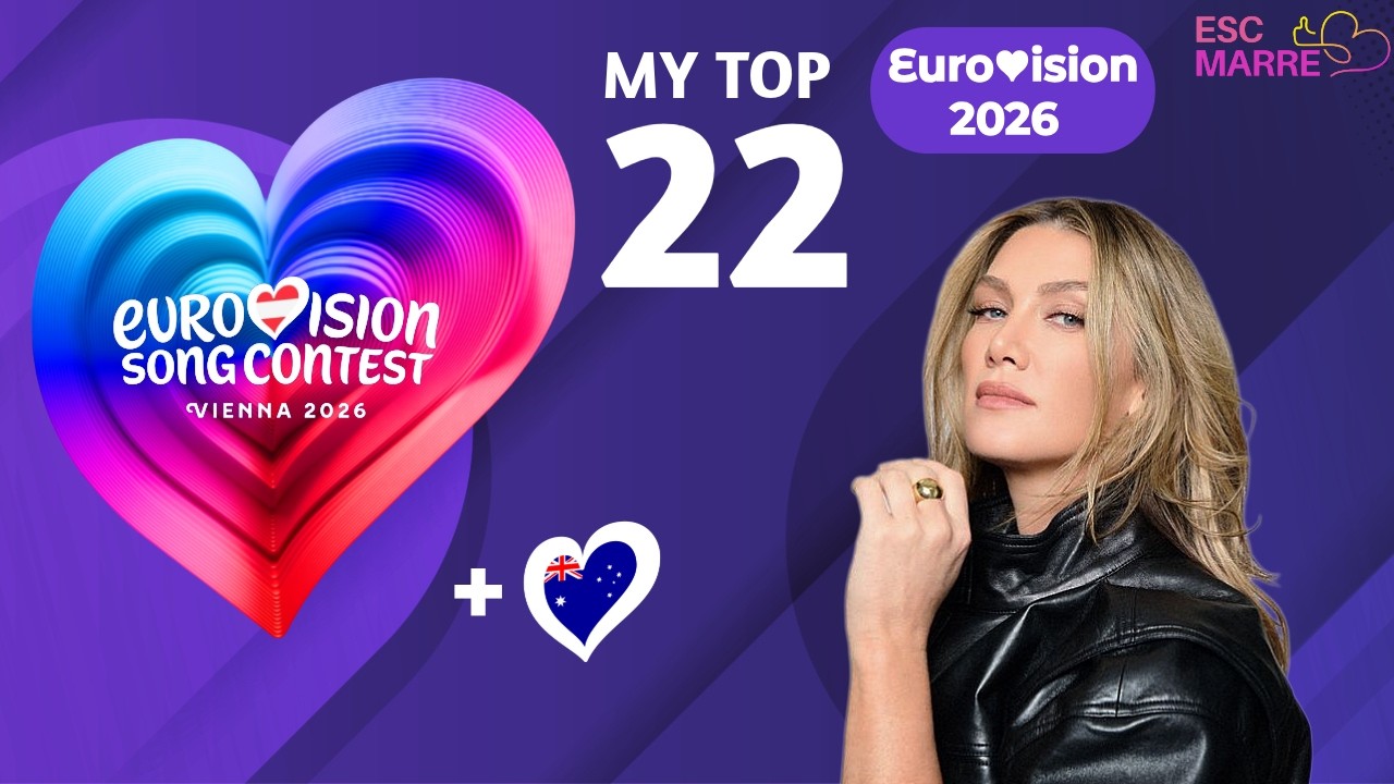 Eurovision 2026 | My Top 22 (NEW + 🇦🇺)