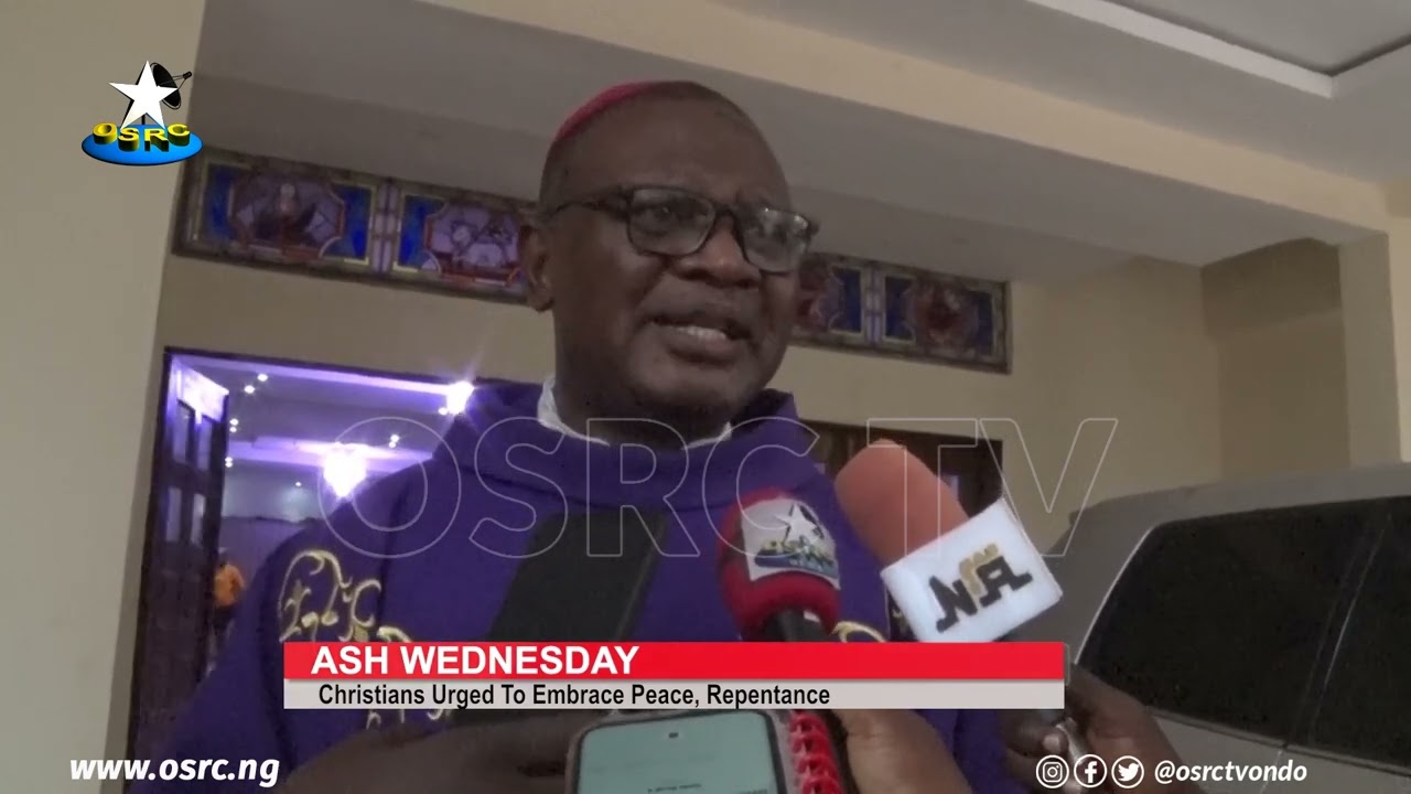 Ash Wednesday Observance Begins Lenten Season Nationwide with  call for peace