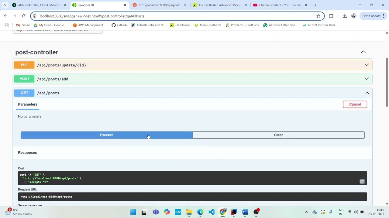 JobListing API Project Explanation Advanced programming