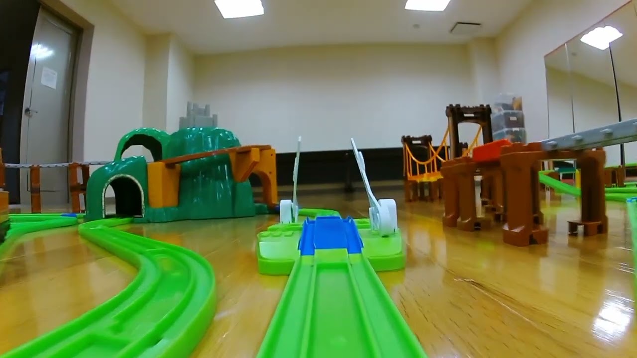 【きかんしゃトーマス】トーマスプラレールのプラレール前面展望