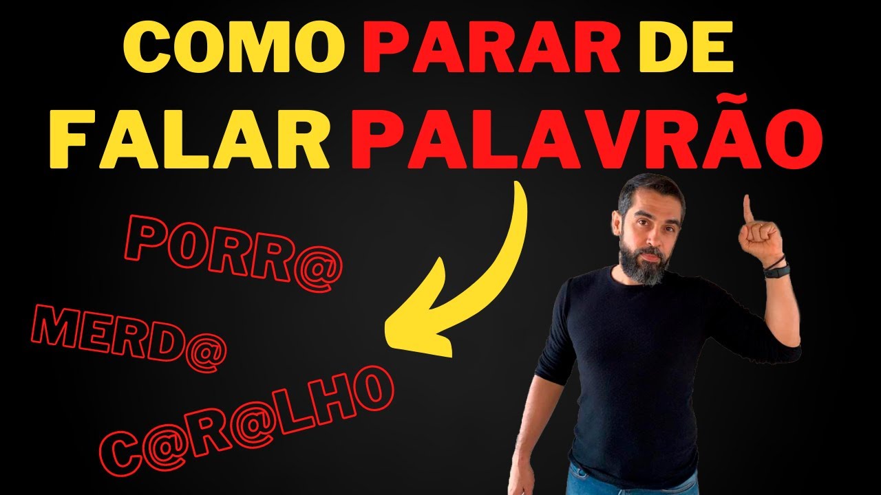 COMO PARAR DE FALAR PALAVRÃO COM UM MÉTODO SIMPLES | Você só precisa de um Elástico