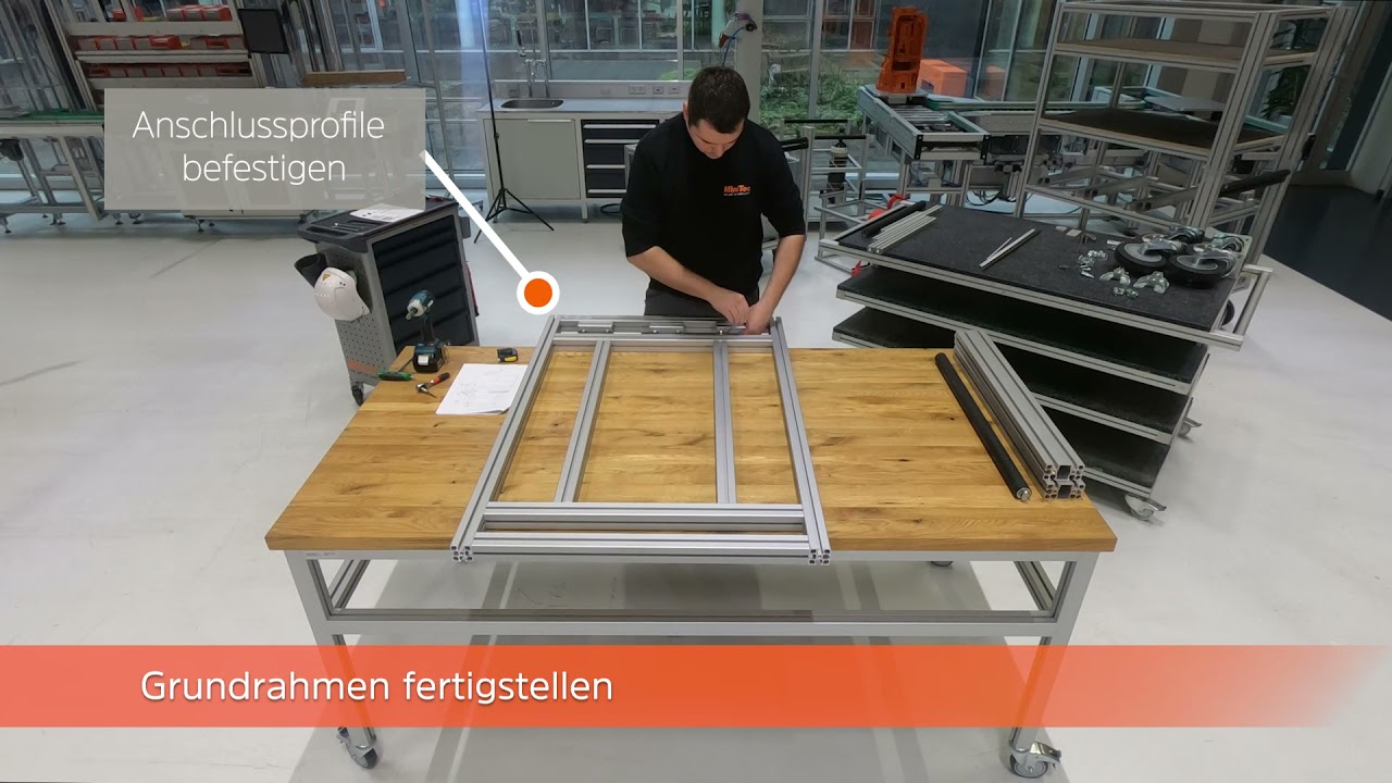 Montagevideo MiniTec Rollcontainer Grundmodul LR4-2 - MiniTec Feuerwehrtechnik