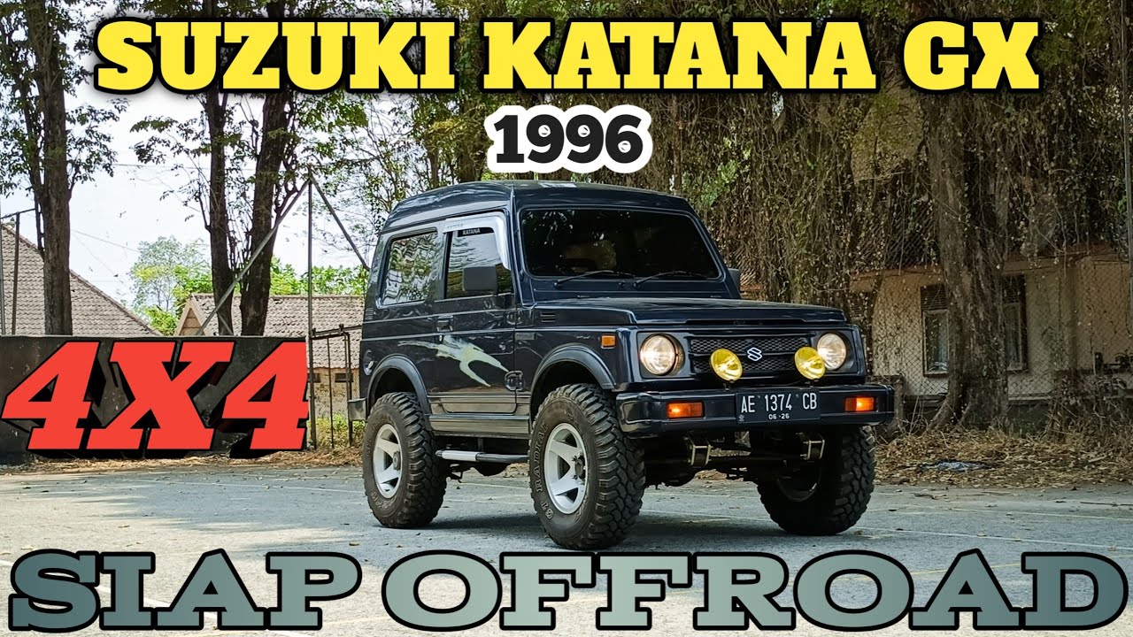 Suzuki Katana GX 4x4 tahun 1996 Modif Offroad