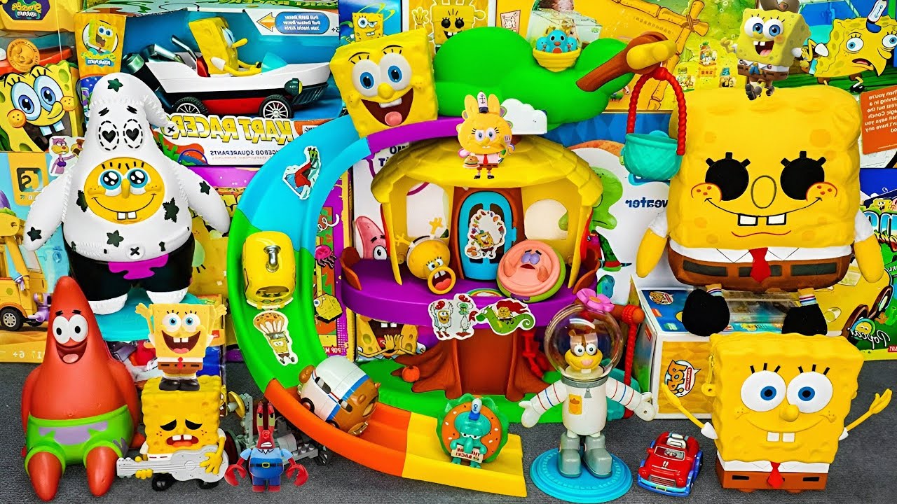 🧽 SpongeBob SquarePants ASMR 🎧 | Satisfying Toy Unboxing | No Talking