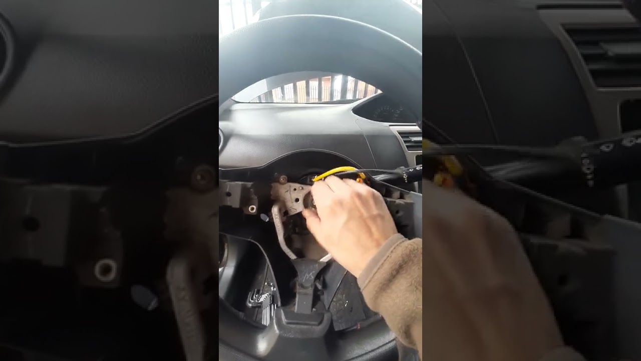 cambio cinta de airbag a yaris 2013
