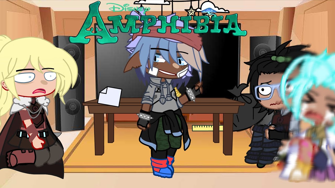 Amphibia(Marcy sasha and anne) react to Anne||slight marcanne(?)(Look in description)