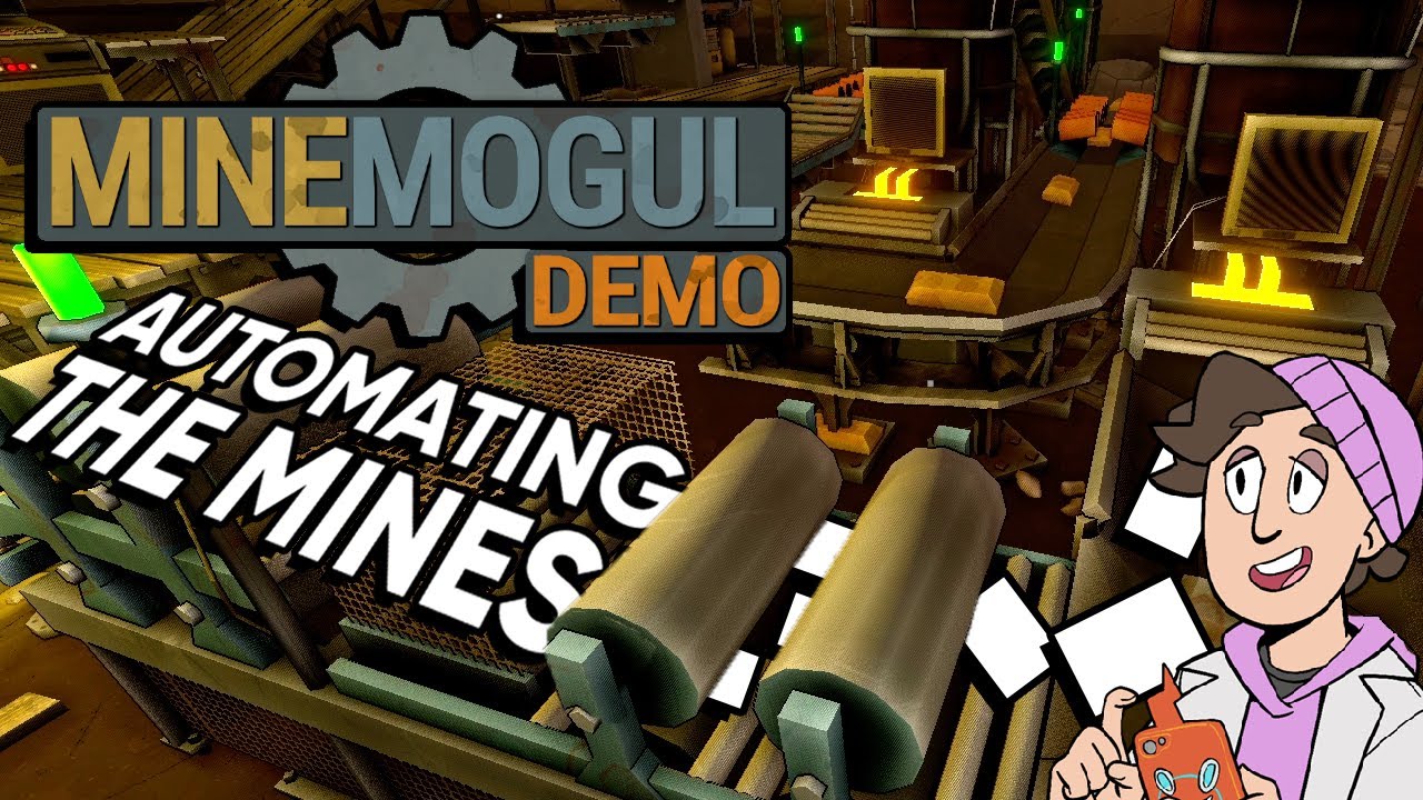 Maximizing Efficiency in this MINING FACTORY AUTOMATION GAME! - Mine Mogul Demo