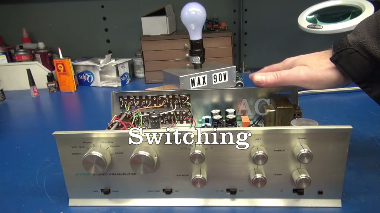 Information Dynaco PAS Preamp upgraded power supply and AC switching for external tube amplifiers