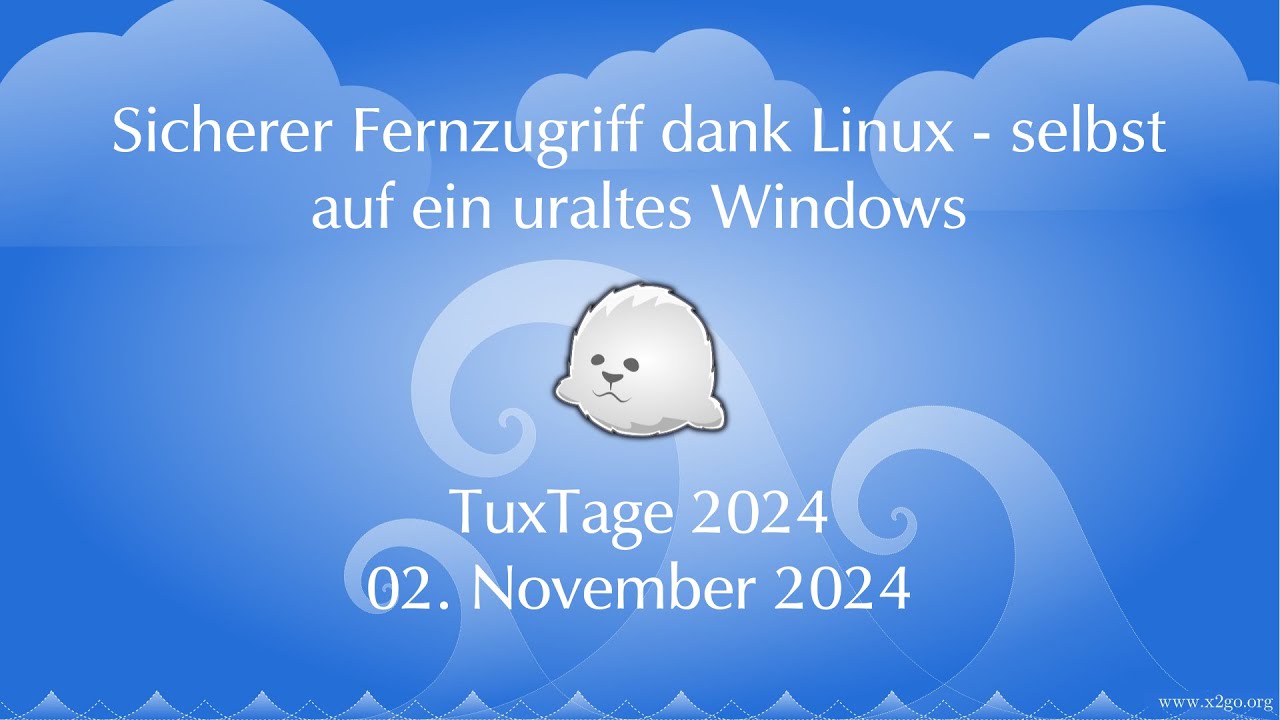 #X2Go Vortragsaufzeichnung für die #TuxTage2024