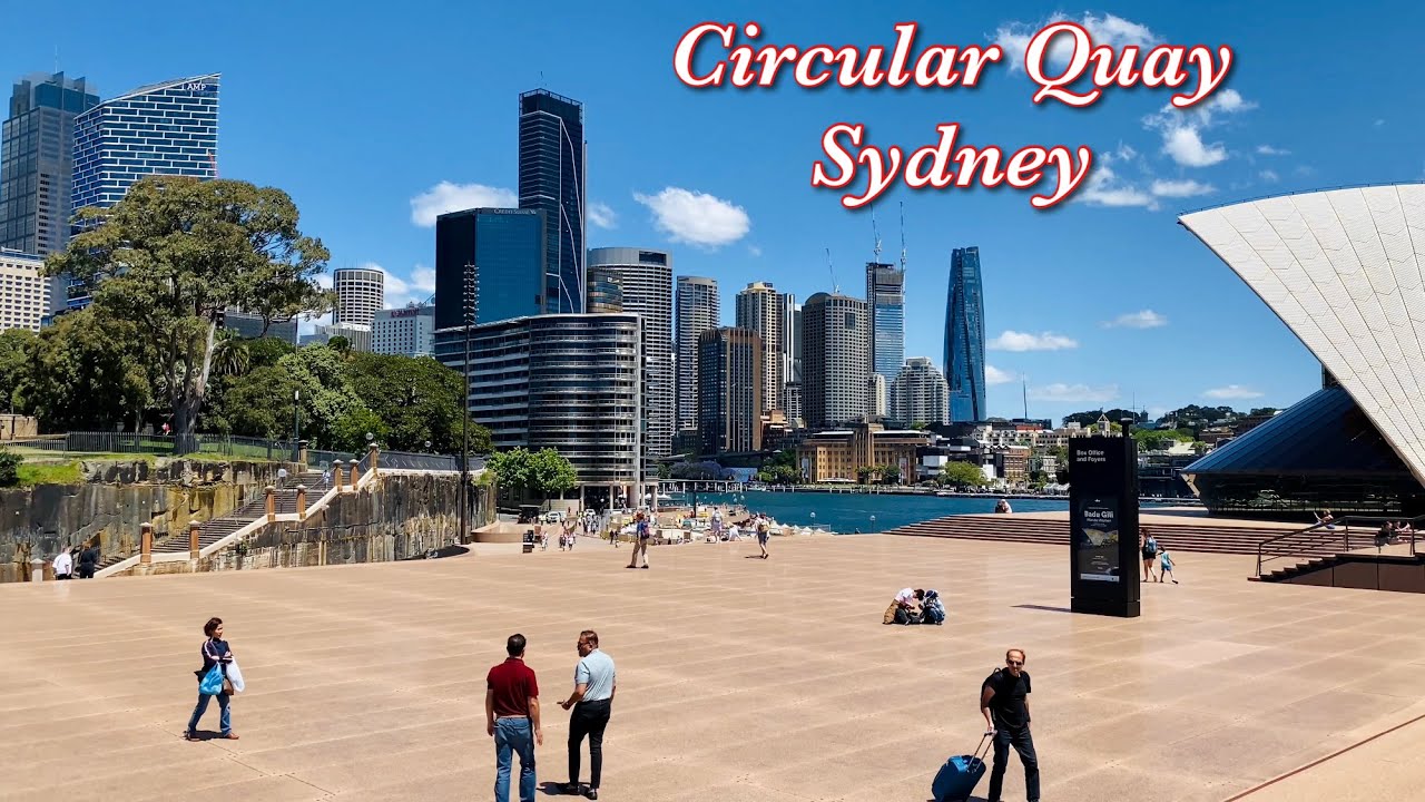 Walking tour around Circular Quay from Opera House | Sydney, Australia