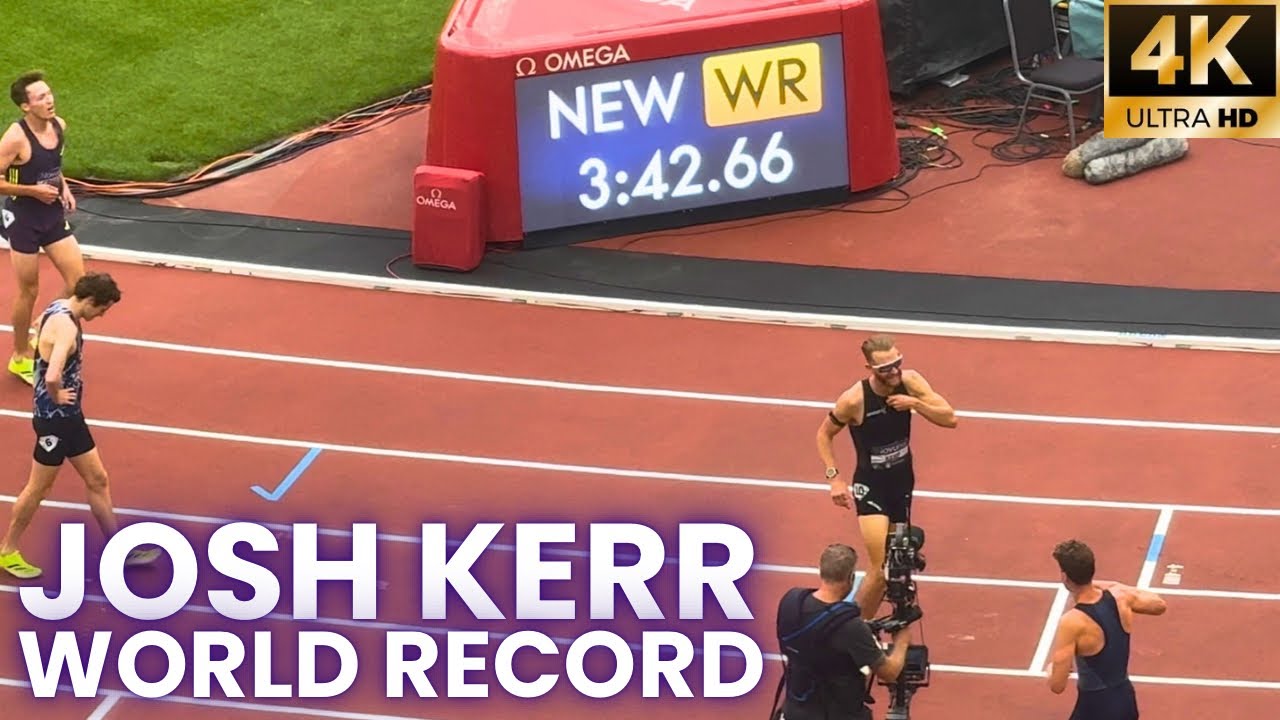 JOSH KERR SHATTERS THE 1 MILE WORLD RECORD!! 🏃&zwj;♂️ | Full Race From London Diamond League 2026 [4K]